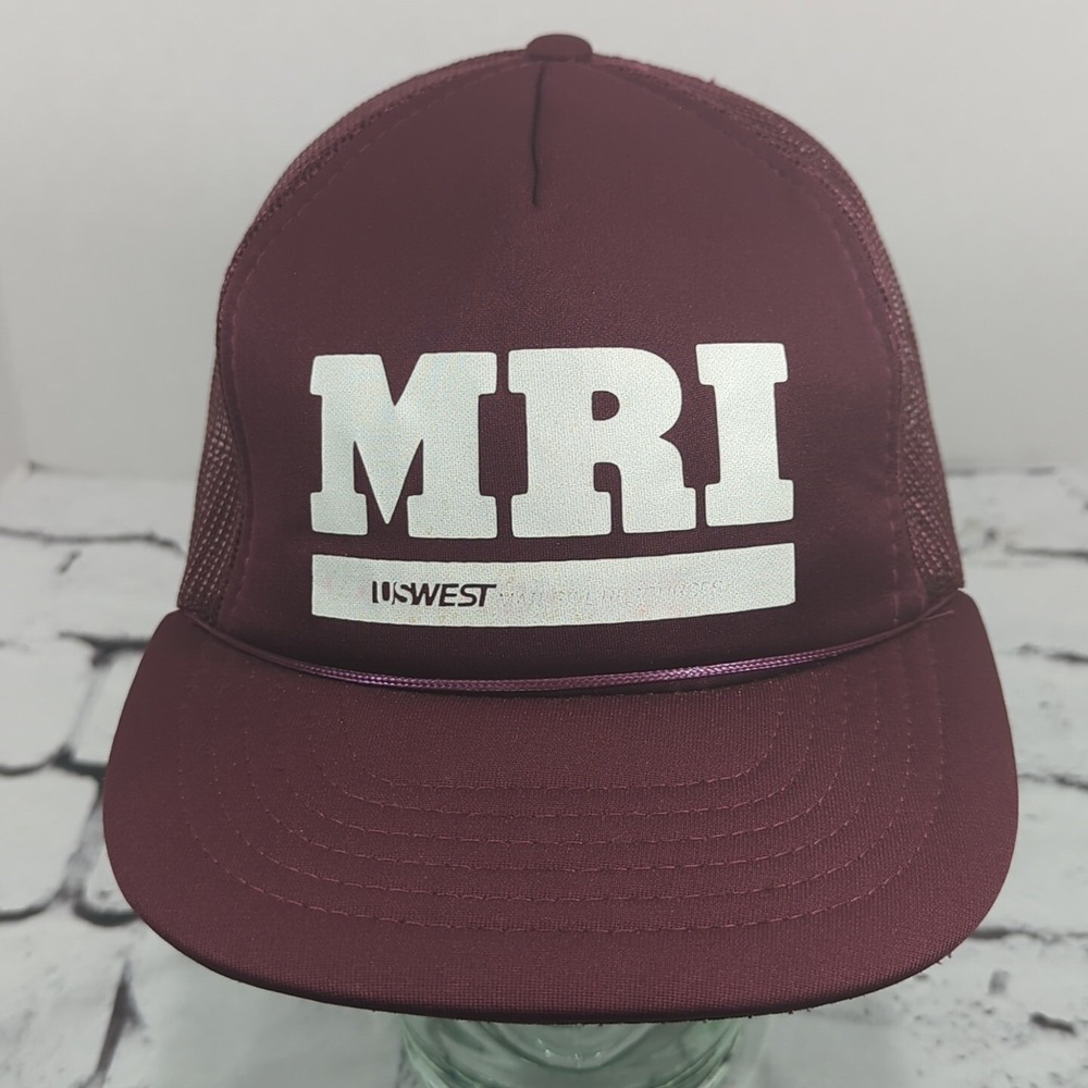MRI‎ USWEST Vintage Snapback Trucker Hat Adjustable Ball Cap